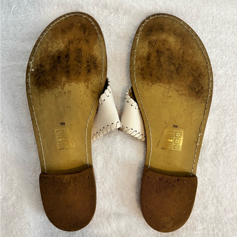 Jack Rogers St. Patrick’s Day Rainbow Pot of Gold Sandals Size 11M - Picture 4 of 4